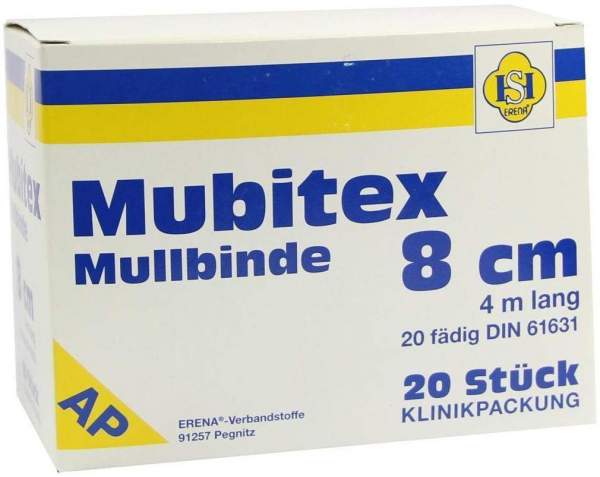 Mubitex Mullbinden 8cm Ohne Cello