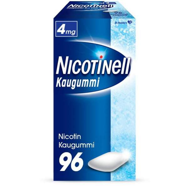 Nicotinell Kaugummi 4 mg Cool Mint 96 Stück
