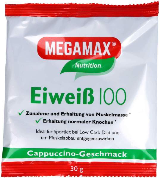 Eiweiß 100 Cappuccino Megamax 30 G Pulver