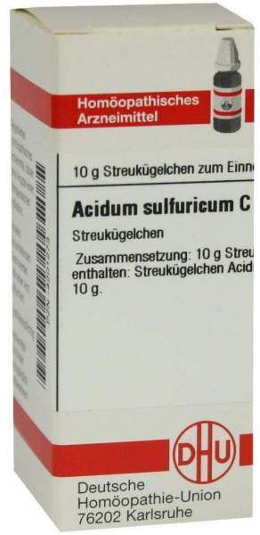 Acidum Sulfuricum C 30 Globuli