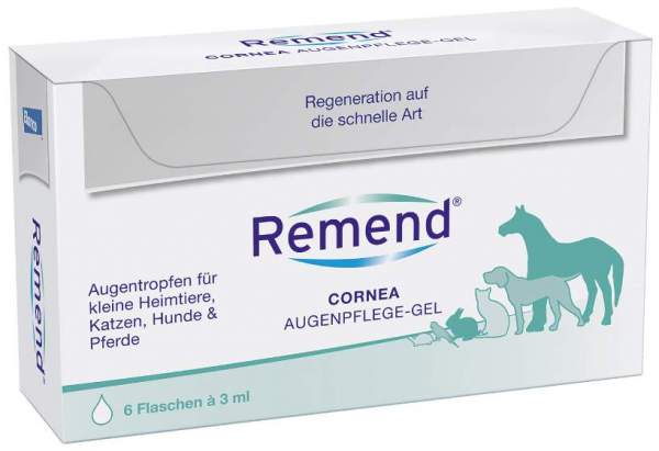 Remend Cornea Augenpflege-Gel F.Hund,katze,pferd 6x3 Ml...