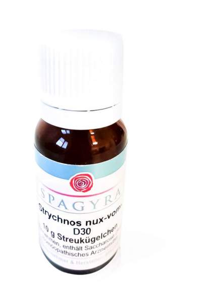 Strychnos Nux Vomica D 30 Globuli 10 G