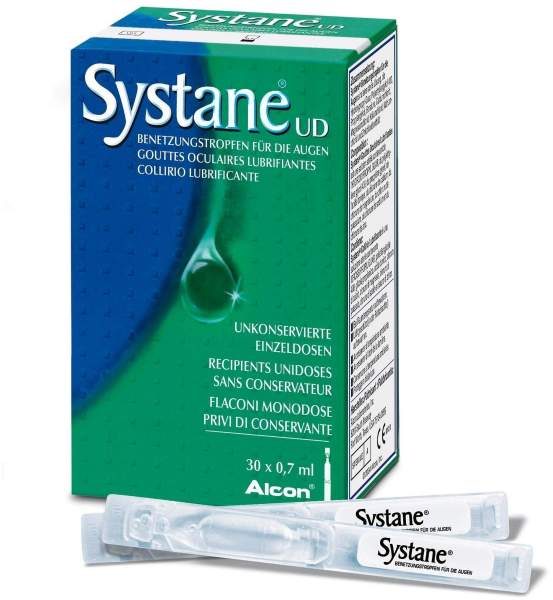 Systane Ud Benetzungstropfen 30 X 0,7 ml Augentropfen