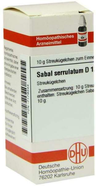 Dhu Sabal Serrulatum D12 10 G Globuli