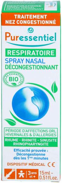 Puressentiel Atemwege Abschwellendes Nasenspray 15 ml