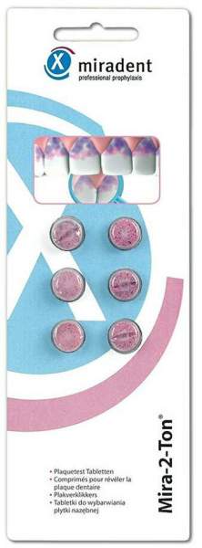Miradent Plaquefärber Mira-2-Ton 6 Tabletten