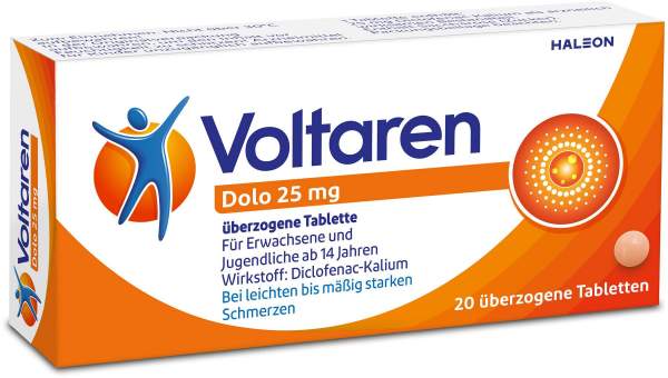 Voltaren Dolo 25 mg 20 überzogene Tabletten