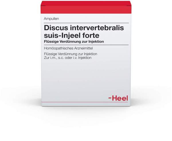 Discus Intervertebralis Suis Injeel Forte 1,1 ml 10 Ampullen
