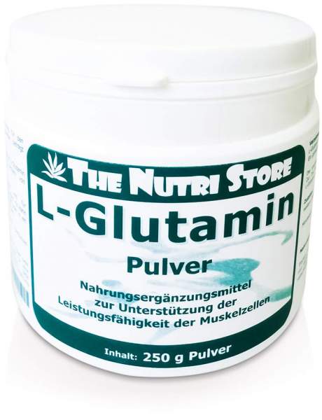L - Glutamin 100 % Rein Pulver 250 G