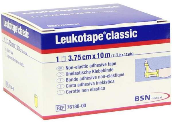 Leukotape Classic 10 M X 3,75 cm Gelb 1 Binde