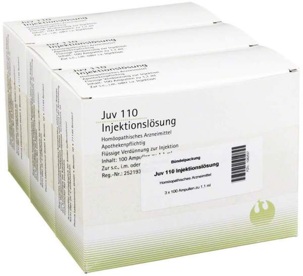 Juv 110 Injektionslösung 1,1 ml 3 X 100 Ampullen