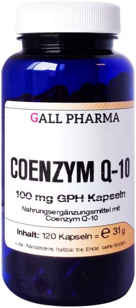 Coenzym Q 10 100 mg Gph 120 Kapseln