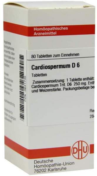 DHU Cardiospermum D6 80 Tabletten
