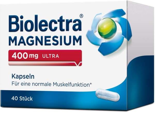 Biolectra Magnesium 400 mg ultra 40 Kapseln