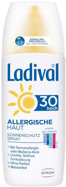 Ladival Allergische Haut LSF30 150 ml Spray