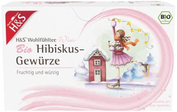 H&amp;S Wintertee Bio Hibiskus-Gewürze 20 X 2.5 G Filterbeutel