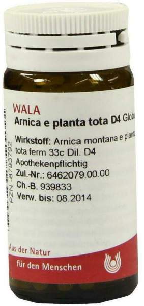 Wala Arnica E Planta Tota D4 20 G Globuli