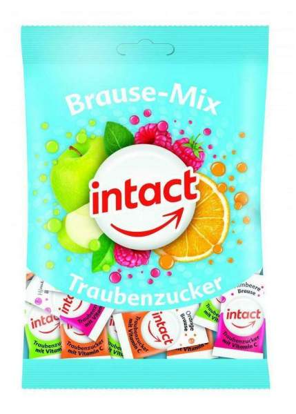 Intact Traubenzucker Brause-Mix 75 G Bonbons