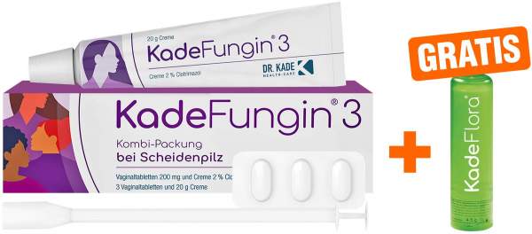 Kadefungin 3 Kombipackung 1 Stück + gratis Lippenpflegestift 1 Stück