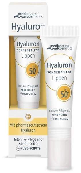 medipharma cosmetics Hyaluron Sonnenpflege Lippen LSF 50+ 7 ml Balsam