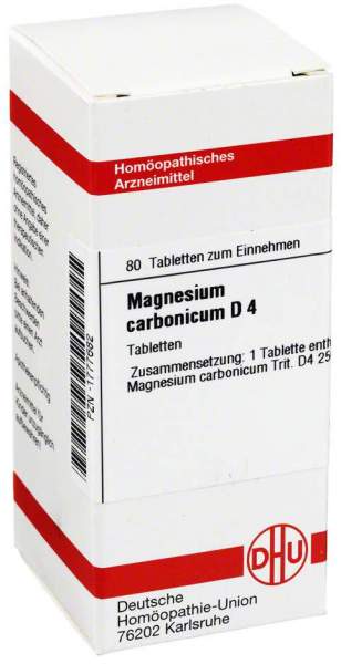 Magnesium Carbonicum D 4 Dhu 80 Tabletten