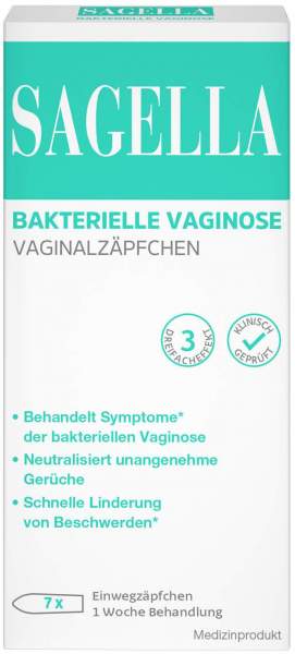 Sagella Bakterial Vaginosis Vaginalzäpfchen 7 Stück