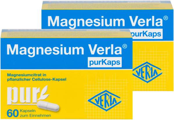 Magnesium Verla purkaps 2 x 60 Kapseln