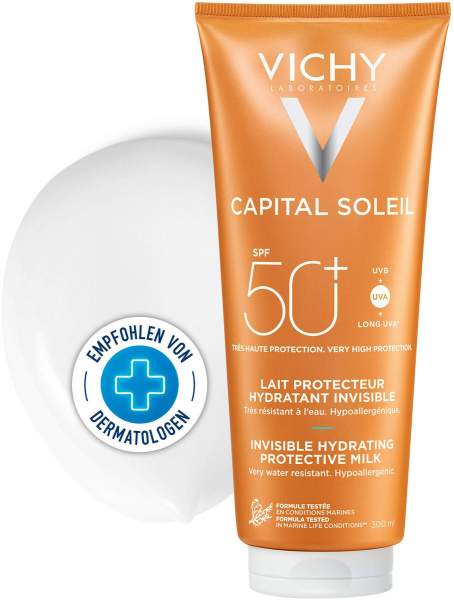 Vichy Ideal Soleil 300 ml Sonnenmilch für die ganze Familie LSF 50+