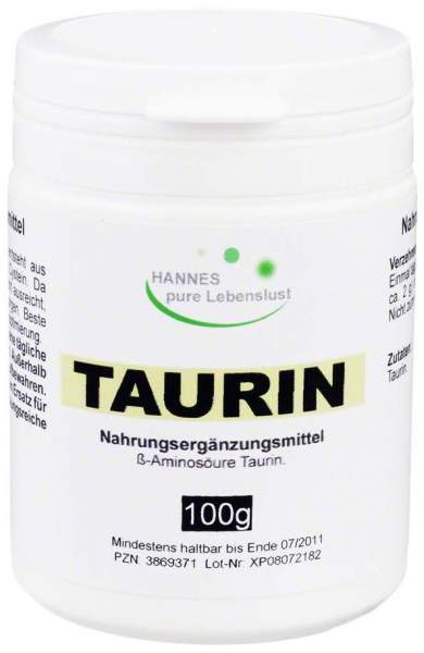 Taurin Pur 100 G Pulver