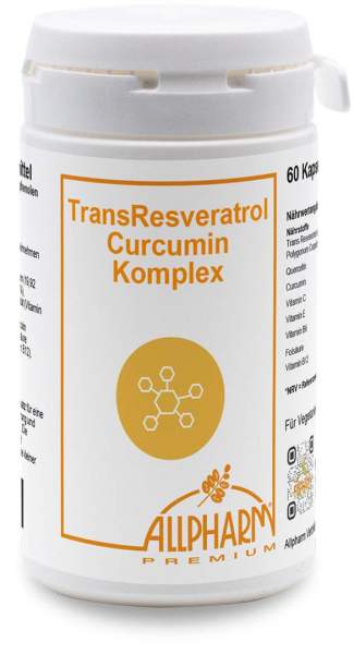 Trans-Resveratrol Curcumin Komplex Allpharm 60 Kapseln