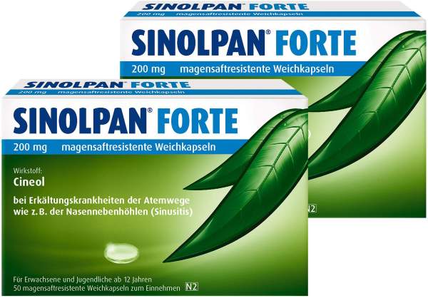 Sinolpan Forte 200 mg 2 x 50 magensaftresistente Weichkapseln