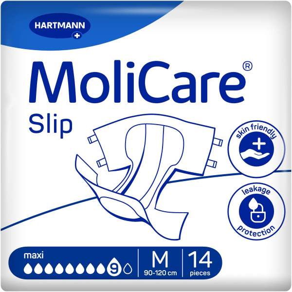Molicare Slip Maxi 9 Tropfen Gr.M 14 Stück