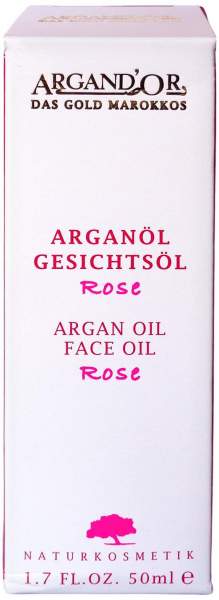 Argan Gesichtspflegeöl Rose 50ml