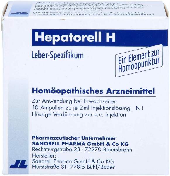 Hepatorell H 10 X 2 ml Ampullen