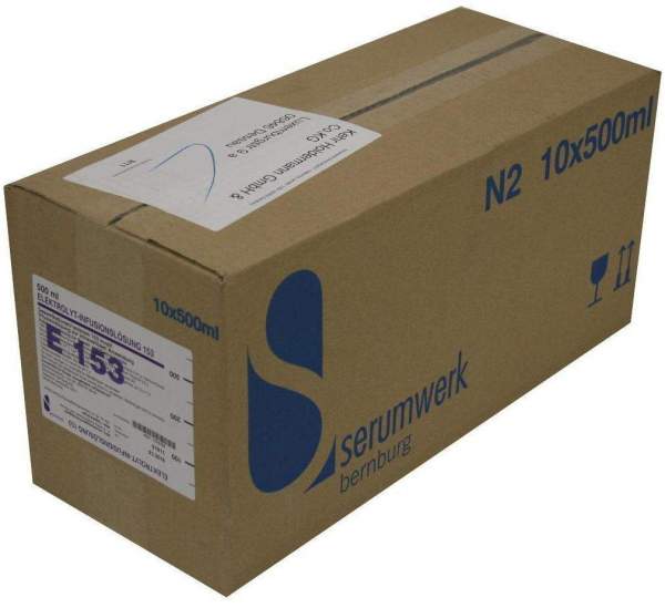 Elektrolyt Infusionslösung 153 10 X 500 ml Infusionslösung