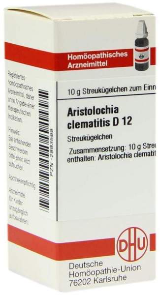 Aristolochia Clematitis D12 10 G Globuli