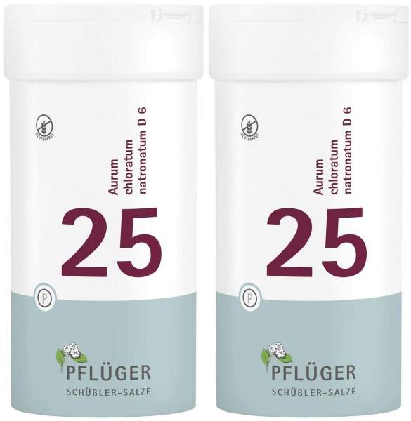 Biochemie Pflüger 25 Aurum chloratum natronatum D6 2 x 400 Tabletten