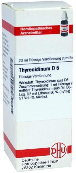 Thyreoidinum D 6 Dilution