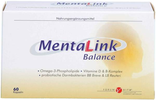 Mentalink Balance Magensaftresistente Kapseln 60 Stück