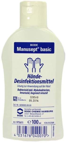 Manusept Basic Händedesinfektion 100 ml Lösung
