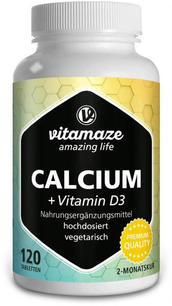 Calcium D3 600 Mg-400 I.E. Vegetarisch Tabletten 120 Stück
