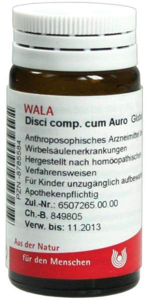 Wala Disci comp. C. Auro 20 g Globuli