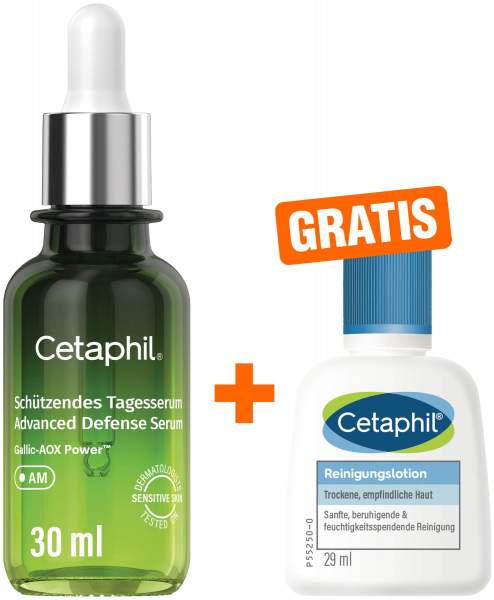 Cetaphil schützendes Tagesserum 30 ml + gratis Cetaphil Reinigungslotion 29 ml