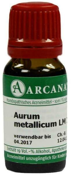 Aurum Metallicum Arcana Lm 18 Dilution 10 ml