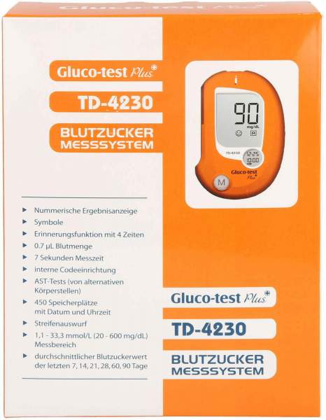 Gluco Test Plus 10 Set mg Dl