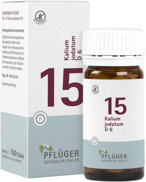 Biochemie Pflüger 15 Kalium Jodatum D6 100 Tabletten
