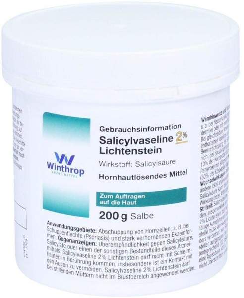 Salicylsäurevaseline Lichtenstein 2 % 200 G Salbe