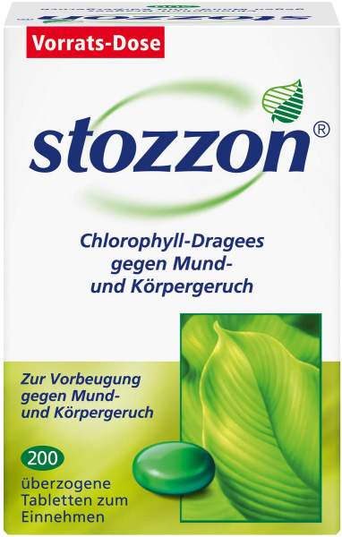 Stozzon Chlorophyll 200 überzogene Tabletten