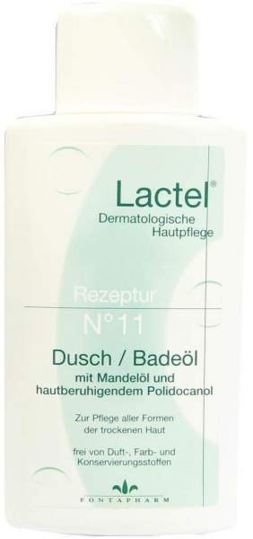 Lactel Nr.11 Dusch- Badeöl Mit Mandelöl 250ml