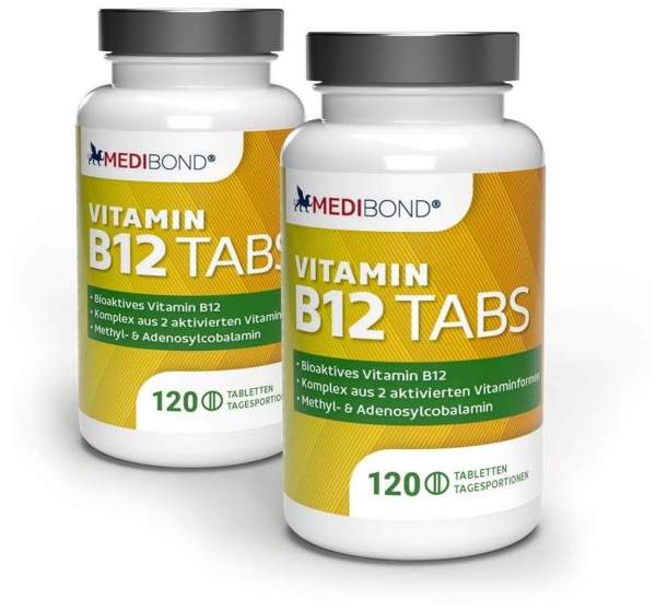 Vitamin B12 Tabs MEDIBOND 2 x 120 Tabletten